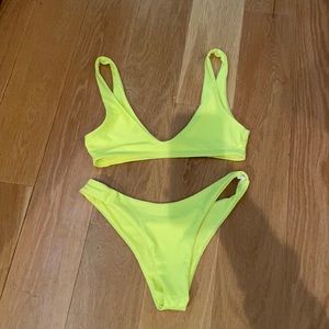 Neon bikini set